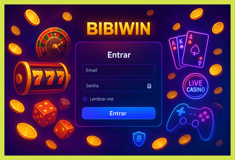 Criar uma nova Conta no plataforma BIBIWIN